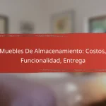 Muebles De Almacenamiento: Costos, Funcionalidad, Entrega