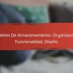Muebles De Almacenamiento: Organización, Funcionalidad, Diseño