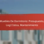 Muebles De Dormitorio: Presupuesto, Logística, Mantenimiento