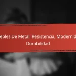 Muebles De Metal: Resistencia, Modernidad, Durabilidad