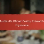 Muebles De Oficina: Costos, Instalación, Ergonomía