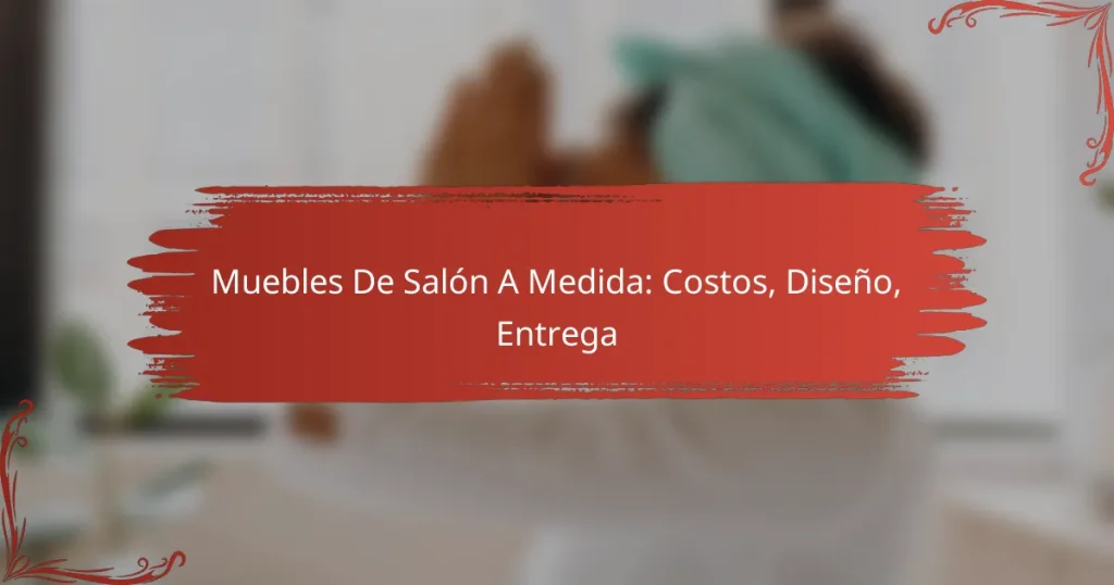 Muebles De Salón A Medida: Costos, Diseño, Entrega